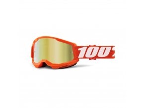 strata 2 goggle orange mirror gold lens