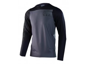 TLD Skyline LS Chill Jersey mono charcoal 01