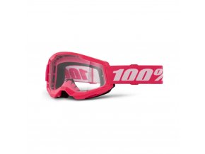 strata 2 goggle pink clear lens