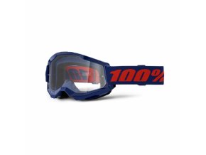 strata 2 goggle navy clear lens