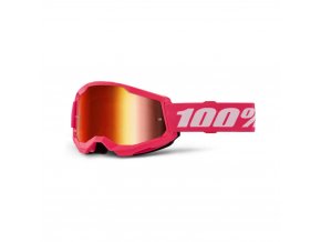 strata 2 goggle pink mirror red lens