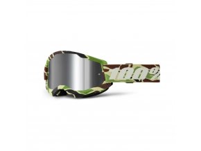 strata 2 goggle war camo mirror silver lens