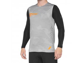 Dres 100% R-CORE Concept Sleeveless Jersey Grey Camo