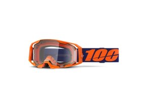 armatic goggle neon orange clear lens