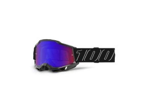 accuri 2 goggle blackline mirror red blue lens