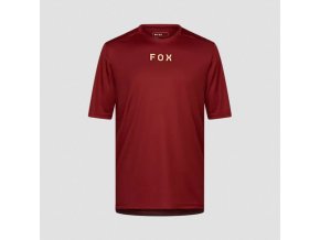 Dres FOX Ranger Ss Jersey Wordmark Rust Brown