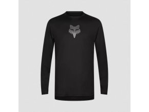 33412 001 FOX Ranger Ls Jersey Fox Head Black 01