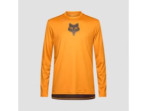 33412 213 FOX Ranger Ls Jersey Fox Head Caramel Brown 01