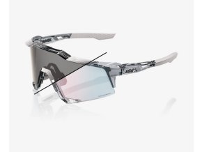 SPEEDCRAFT Polished Translucent Grey Rose Gold Mirror Photochromic Lens 01