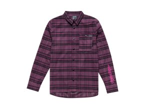 TLD Grind Flannel Plaid Deep Purple 01
