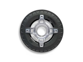 turbocharger race e spec 104bcd spider plus 34t bashguard 34t ring dji avinox 55mm cl 8mm offset incl chainring bolts and nuts sterling silver black