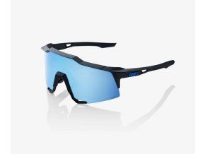 speedcraft matte black hiper blue multilayer mirror lens 01