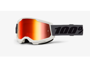 MX Okuliare 100% STRATA 2 Grey - Red Mirror lens