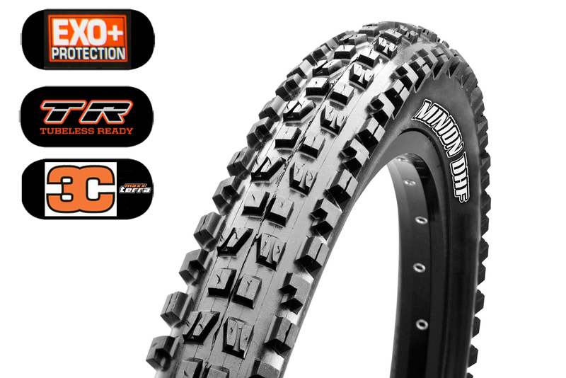 MTB Plášť MAXXIS MINION DHF 27,5x2,50 WT 3C Maxx Terra EXO+ TR kevlar
