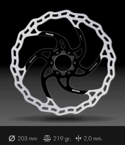 Brzdový kotúč GALFER Fixed Wave 2,0 203mm CenterLock E-Bike