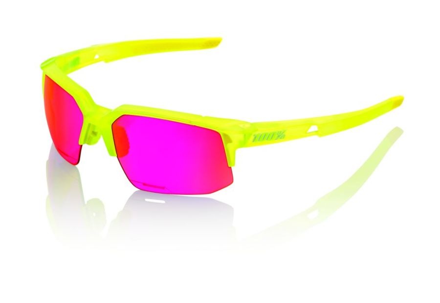 Okuliare 100% SPEEDCOUPE Acidulous / Purple multilayer mirror lens