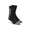rythym merino performance socks black grey