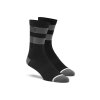 flow performance socks black grey