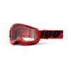 strata 2 goggle red clear lens