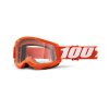 strata 2 goggle orange clear lens