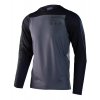 TLD Skyline LS Chill Jersey mono charcoal 01