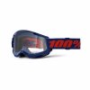 strata 2 goggle navy clear lens