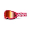strata 2 goggle pink mirror red lens