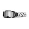 armatic goggle black mirror silver flash lens