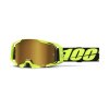 armatic goggle neon yellow mirror true gold lens