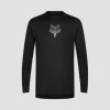 33412 001 FOX Ranger Ls Jersey Fox Head Black 01