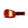 strata 2 goggle red mirror red lens