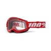 strata 2 goggle red clear lens