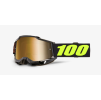 MX Okuliare 100% ACCURI 2 Black - True Gold Mirror lens
