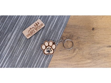 Kľúčenka labka 01