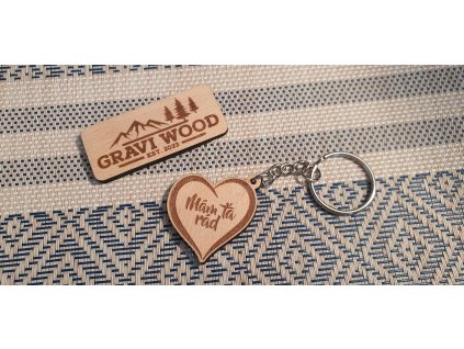 Kľúčenka srdce 01