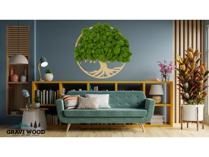 Machový strom života hojnosť