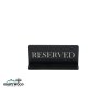 Rezervačná tabuľka na stôl „Reserved“ čierna