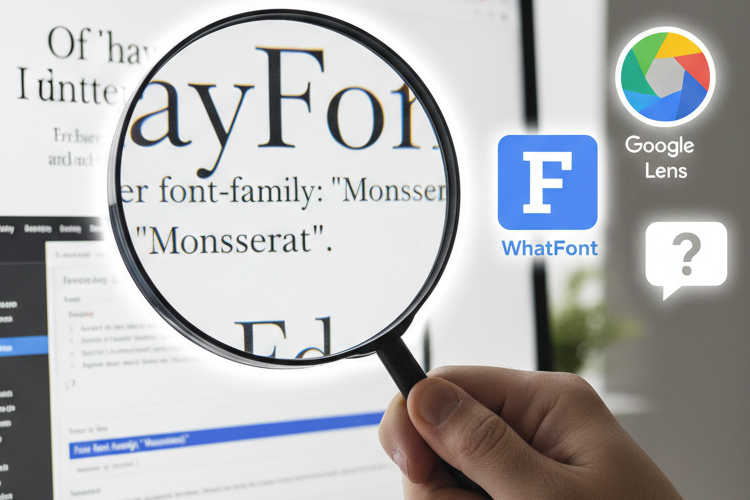 Jak zjistit typ písma (fontu)