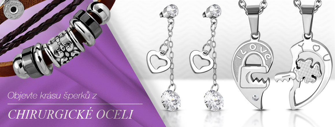 Objevte krásu šperků z kvalitní chirurgické oceli, která vás okouzlí svou odolností a pevností.