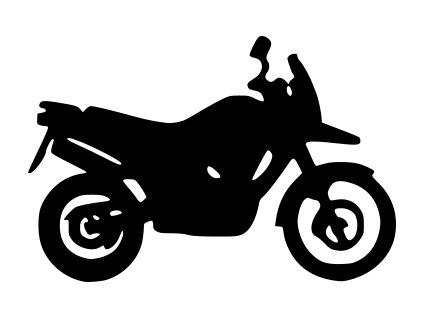 Samolepka na auto - Motorka