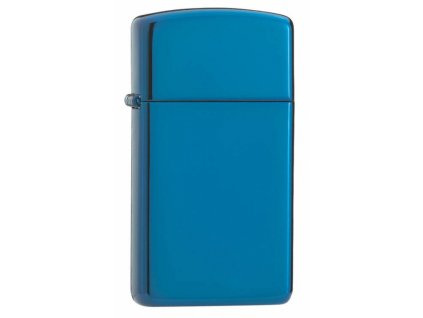 Benzínový zapalovač Zippo Slim High Polish Blue 27039