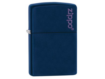 Zippo Navy Matte Logo 26098