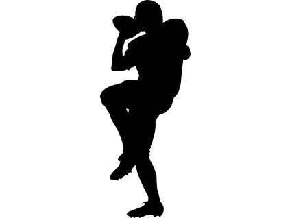 Samolepka - Americký fotbal Quarterback 2