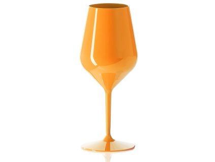Nerozbitná sklenice na víno oranžová 46 cl