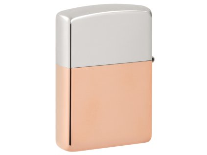 Zippo zapalovač Bimetal Case - Sterling Silver Lid