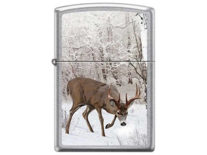 Zapalovač Zippo s potiskem jelena.