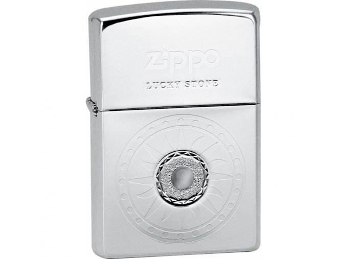 Zapalovač Zippo Lucky Stone white 28169