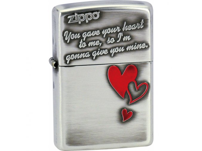 Zapalovač Zippo Triple Heart 28197