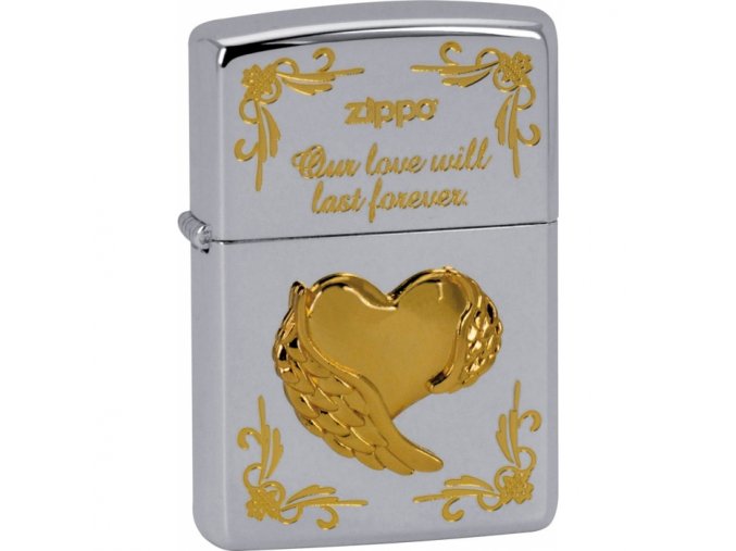 Zapalovač Zippo Wing Heart Type 28194