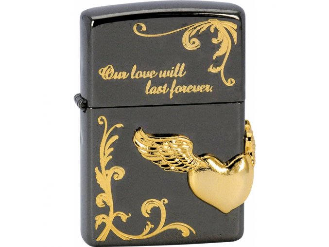 Zapalovač Zippo Wing heart 28185